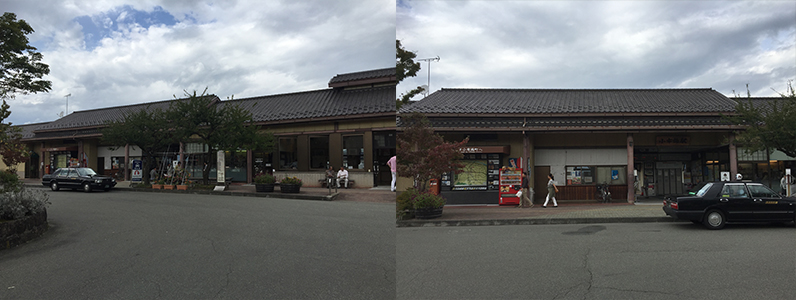 小布施駅のようすです。
