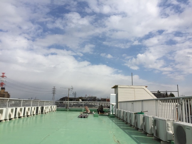 既存砂利撤去屋上防水工事