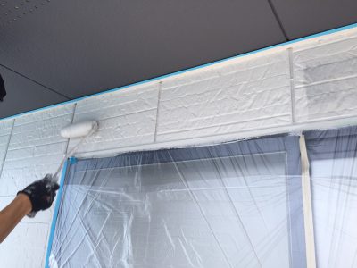 長野市内で断熱塗料ガイナの外壁塗装を行っています After 写真