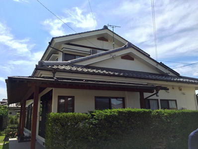 長野市篠ノ井東福寺　K様邸　外壁塗装工事 写真
