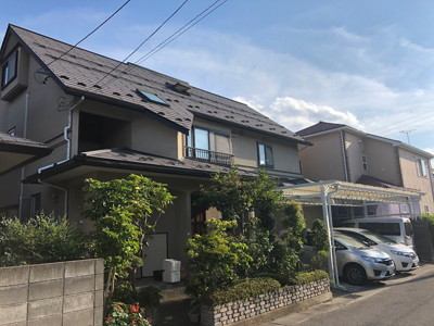長野市稲葉　N様邸　屋根外壁塗装工事 写真