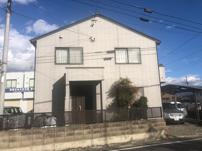 長野市東和田で戸建て住宅の塗装工事を行いました Before 写真
