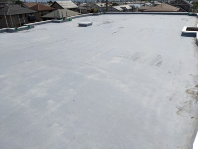長野市稲田で屋上の防水工事を行いました Before 写真