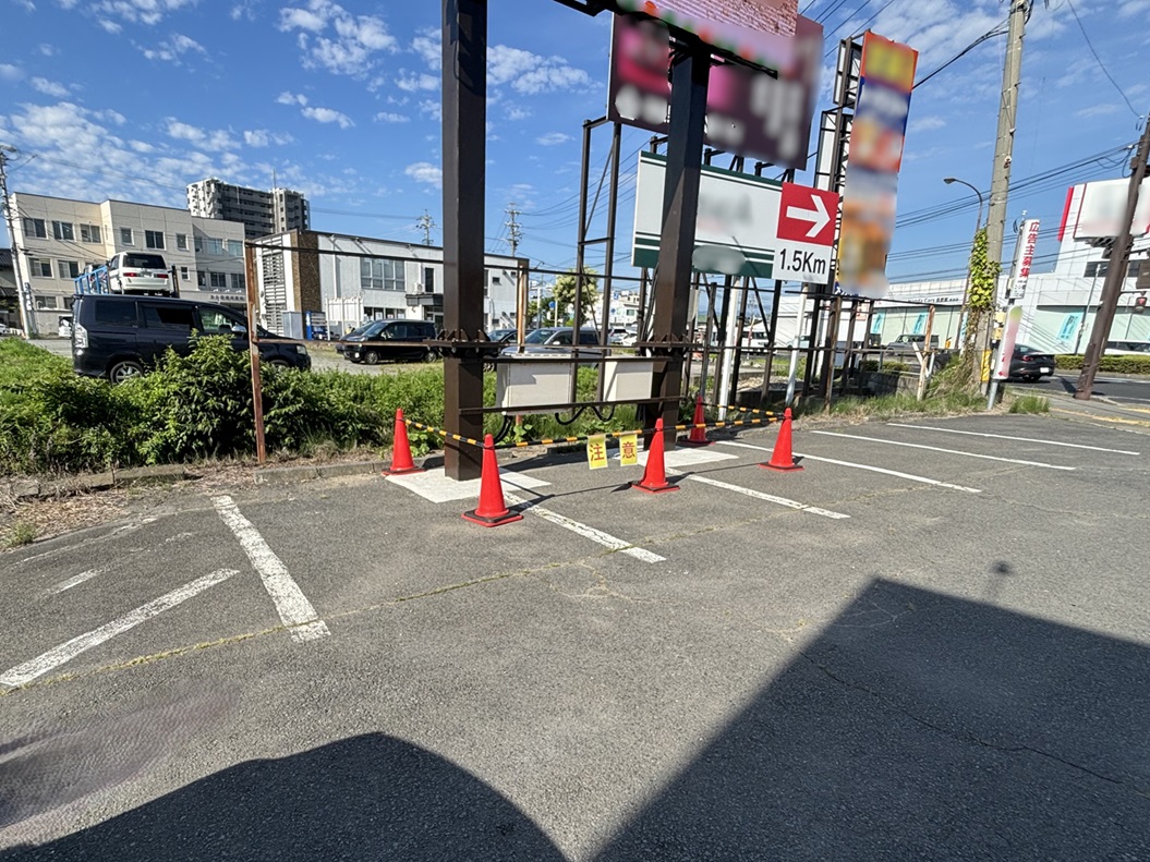 長野市高田　駐車場ライン引き工事 写真