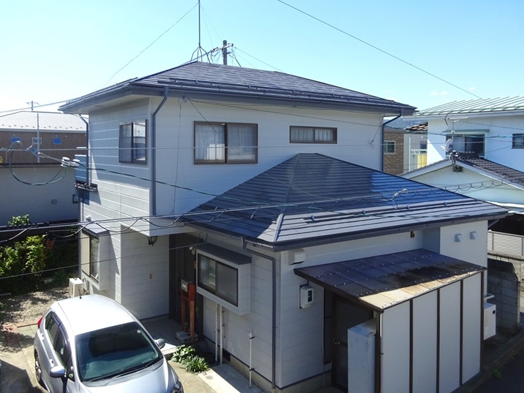 長野市川中島町 K様邸 屋根外壁塗装工事 写真