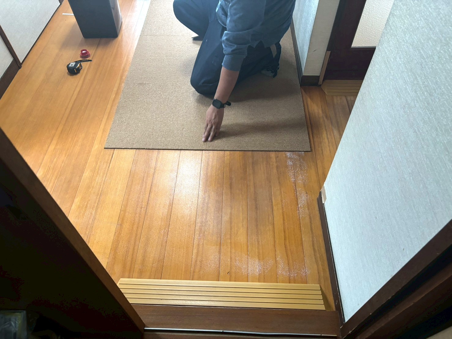 施工中の様子