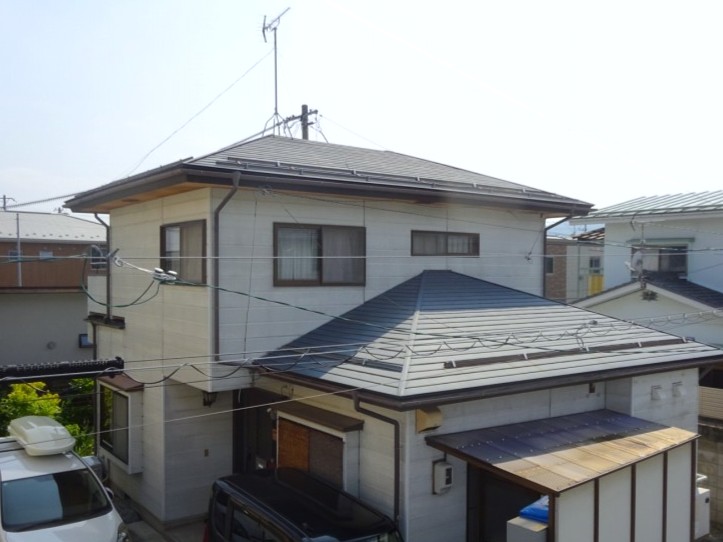 長野市川中島町　K様邸　屋根外壁塗装工事 Before 写真