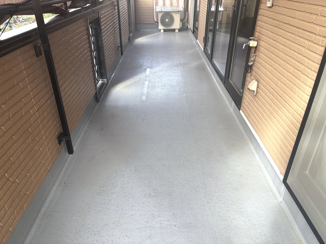 千曲市 K様邸 ベランダ防水工事 Before 写真