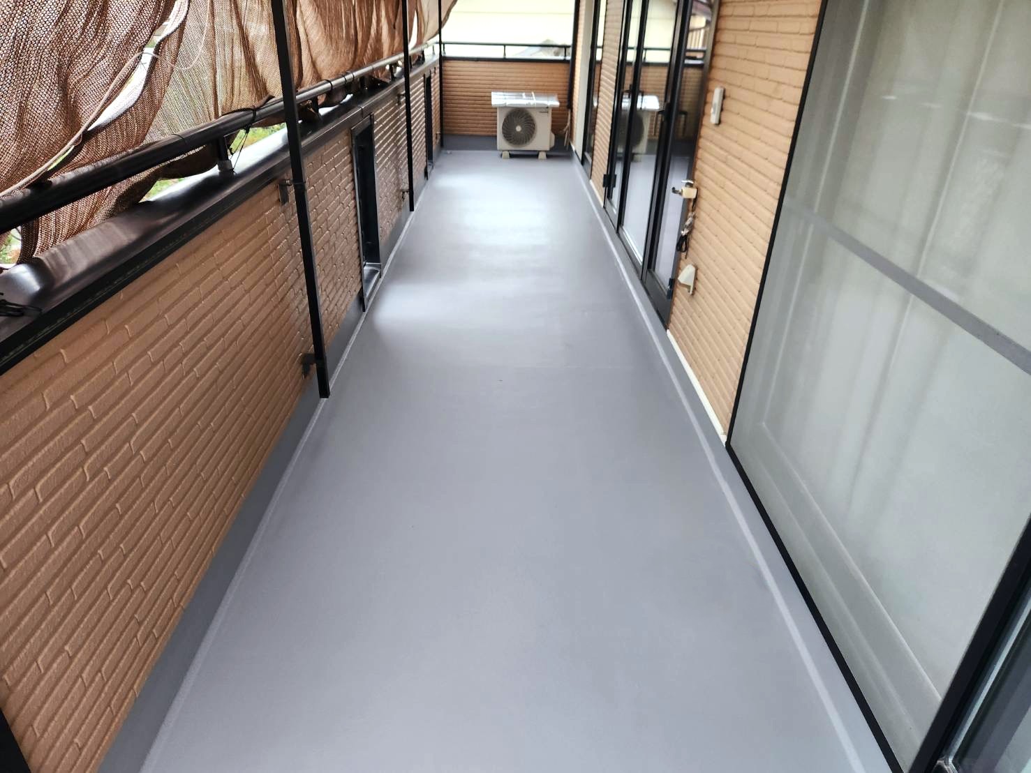 千曲市 K様邸 ベランダ防水工事 写真