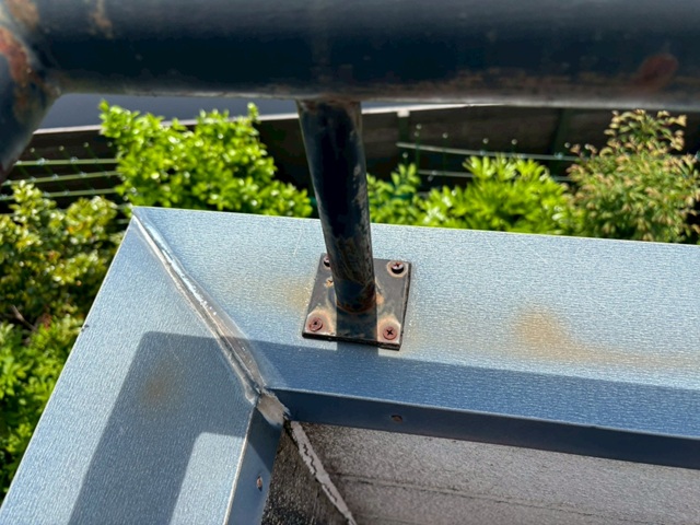 手すり　施工前