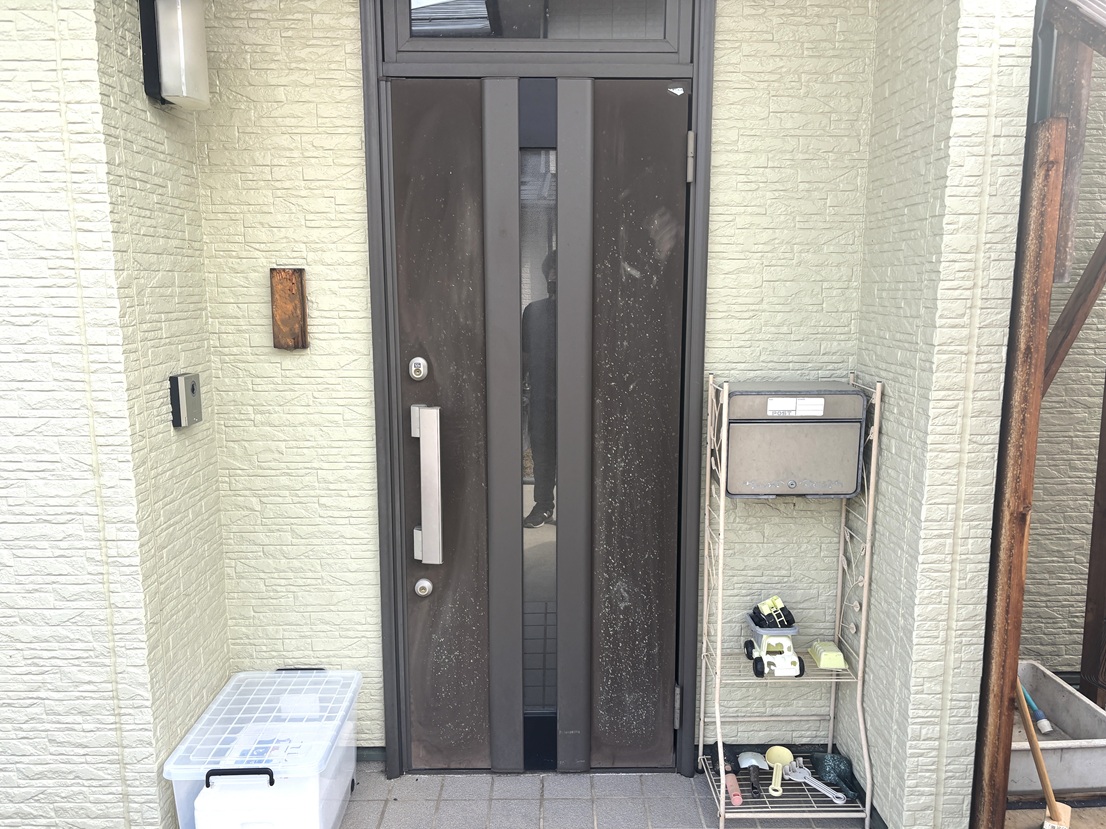 高山村　M様邸　玄関ドア交換工事 Before 写真