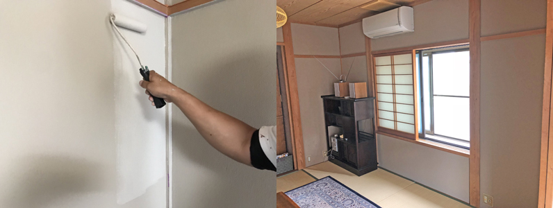 和室塗装②